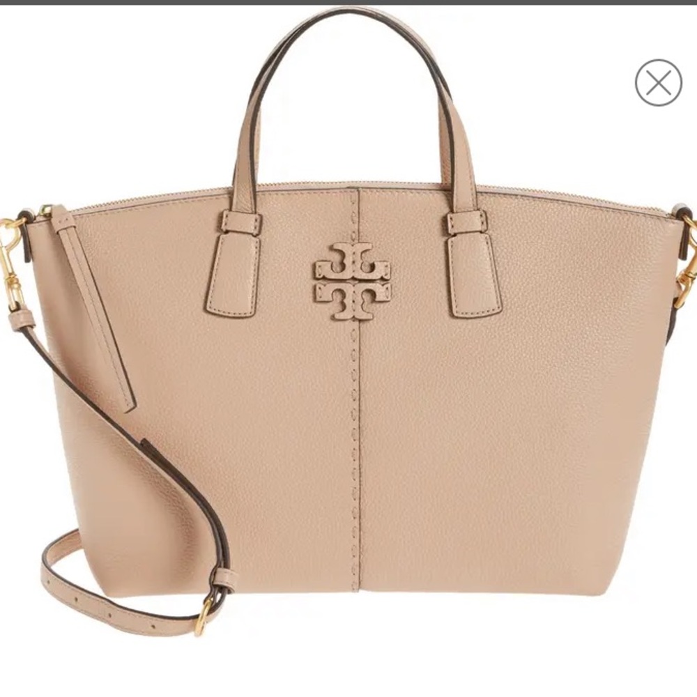 NWT Tory Burch McGraw Leather Satchel